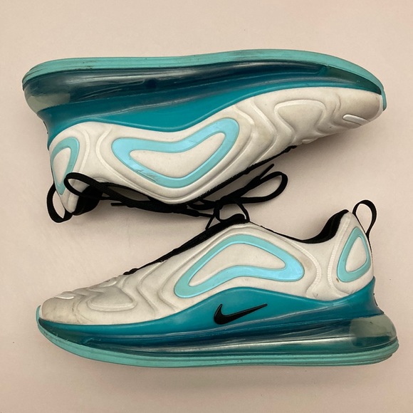 Nike Shoes - Nike Air Max 270 Shoes Womens Size 7Y AQ3196-101 White Aurora Teal